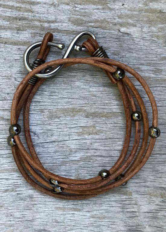 Double Leather Hook Wrap