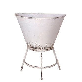 Metal Half Wall Planter