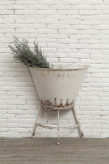Metal Half Wall Planter