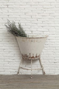 Metal Half Wall Planter
