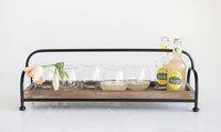 Metal & Wood Tray