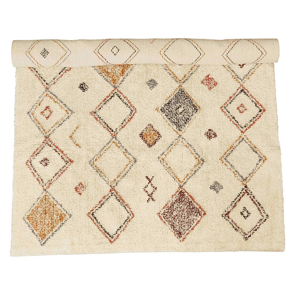 Diamond Patterned Rug