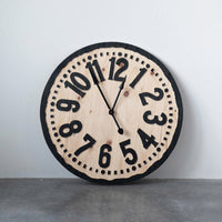 Wood Laser Cut Wall Clock