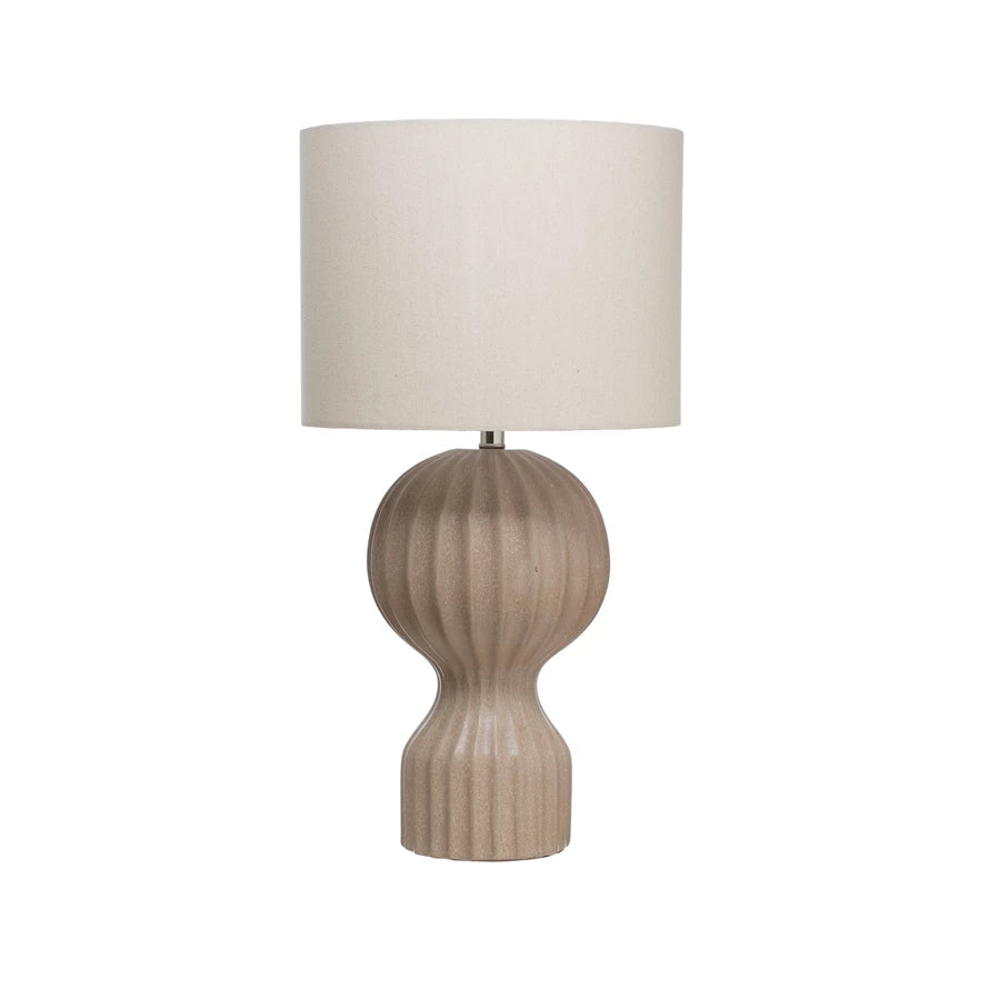 Fluted Table Lamp