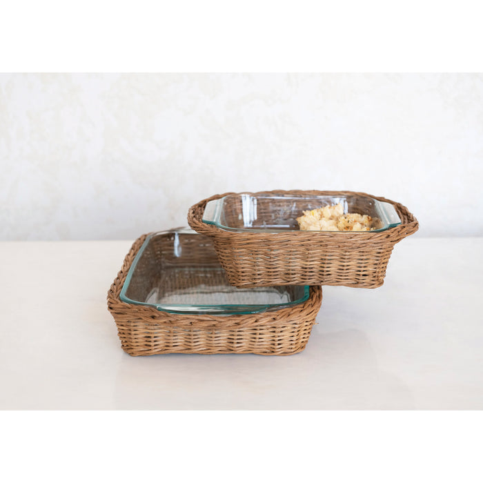 Rattan Casserole Basket
