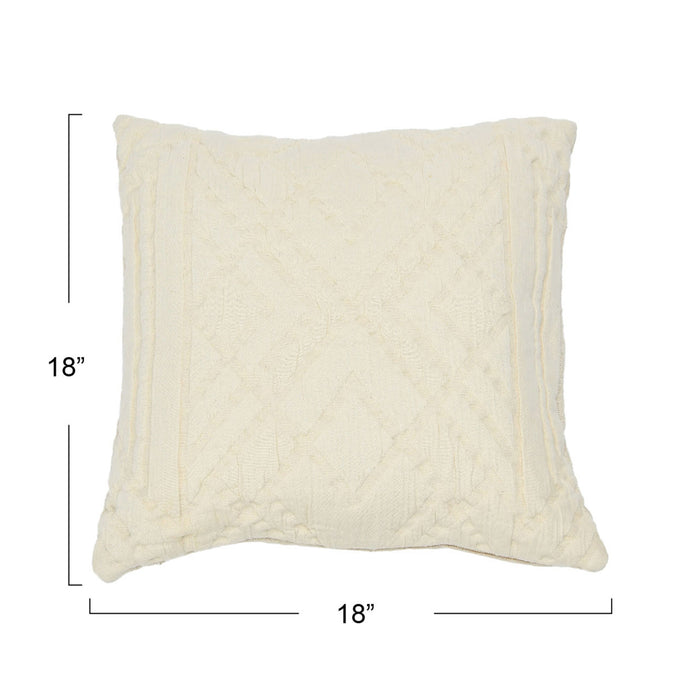 Cotton Jacquard Pillow