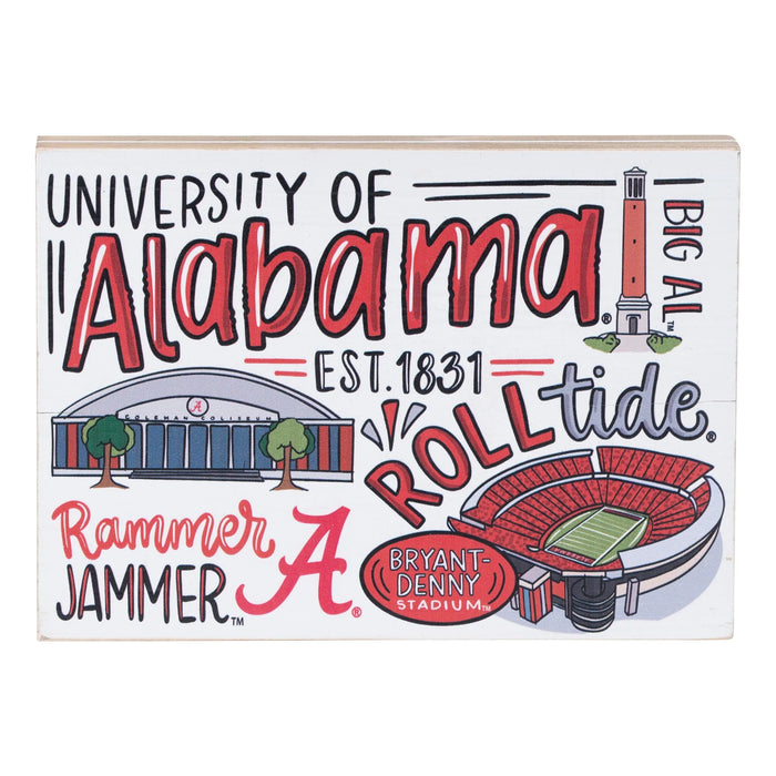 Alabama Icon Block
