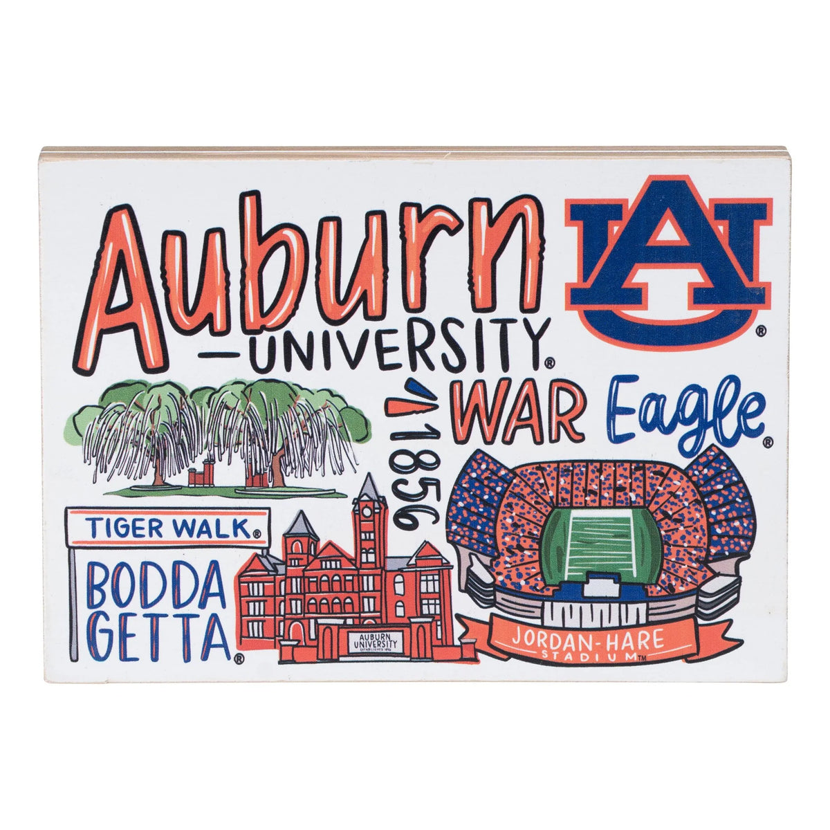 Auburn Icon Block