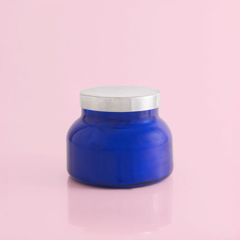 Volcano Cobalt Blue Jar Candle