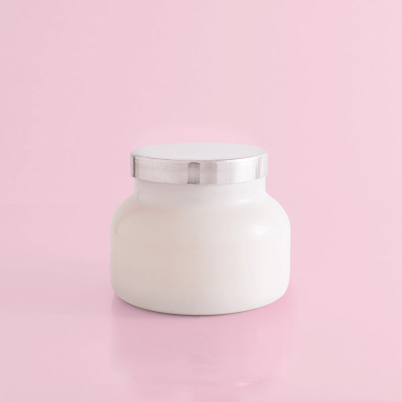 Volcano White Jar Candle